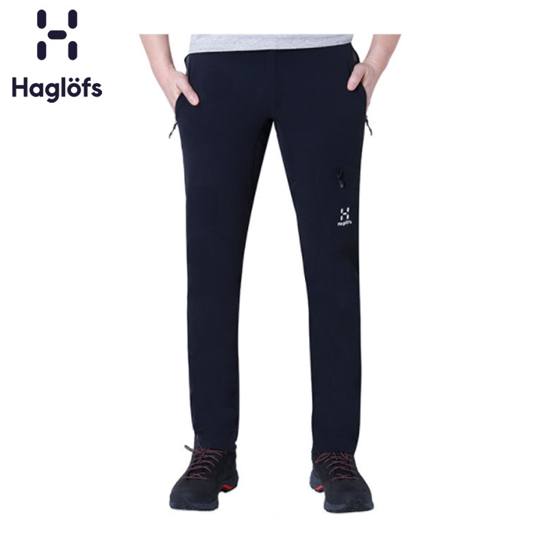 Haglofs matchstick outdoor men spring and autumn stretch comfortable soft shell trousers 603987 European version