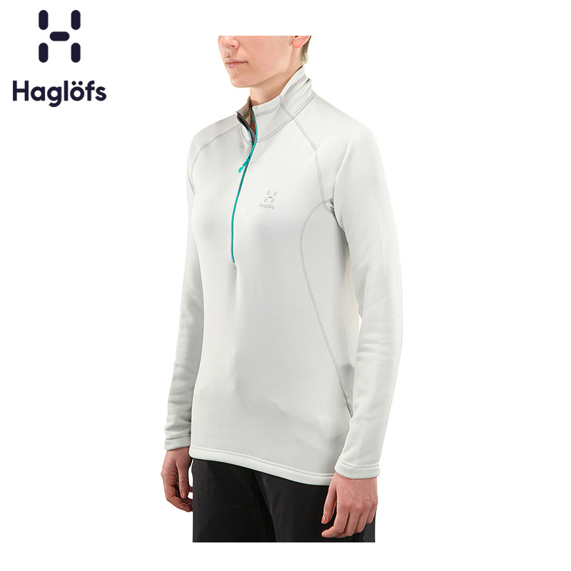 Haglofs matchstick women outdoor sports half zipper warm slim fleece 603291 European version