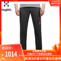Haglofs matchstick mens outdoor windproof water belt belt soft shell trousers 603108 European version