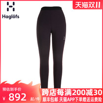 Haglofs matchsticks autumn and winter Outdoor Womens elastic breathable fleece thick warm trousers 603297 European version