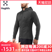 Haglofs Matchstick Men Outdoor full zipper hooded warm fleece 604110 European version