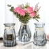 Bình thủy tinh sáng tạo bình thủy tinh phòng khách hàng đầu trang trí hoa sắp xếp nước hoa lily xanh hoa khô bình hoa - Vase / Bồn hoa & Kệ