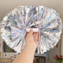 Cheerleading hand-cranked flower colorful handle flower ball colorful cheerleading flower cheerleading flower ball colorful dancing hand flower performance