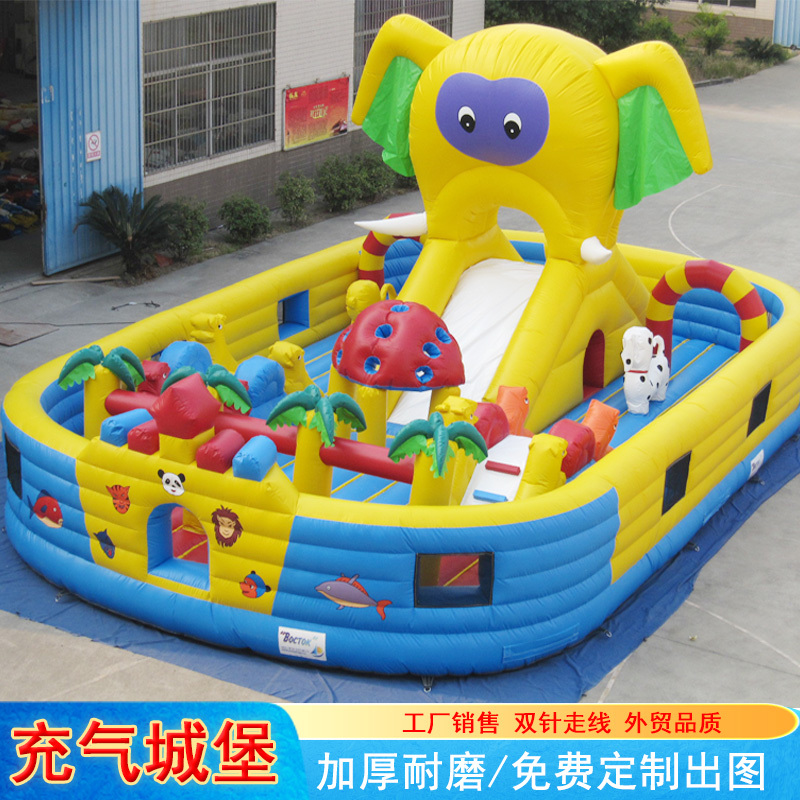 Children's Inflatable Castle, Large Outdoor Trampoline, Outdoor Park, Climbing Slide, Stall Toys, Naughty Castle Children's Inflatable Castle, Large Outdoor Trampoline, Outdoor Park, Climbing Slide, Stall Toys, Naughty Castle