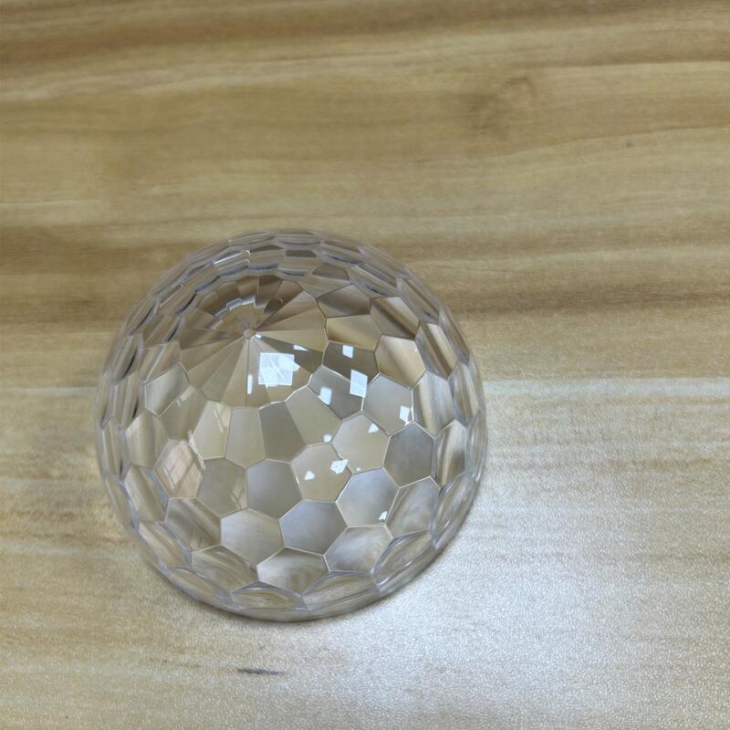 New Water Ripple Atmosphere Lampshade 75 Transparent Crystal Diamond Magic Ball with Hole 80 Led Starry Sky Projection Lampshade