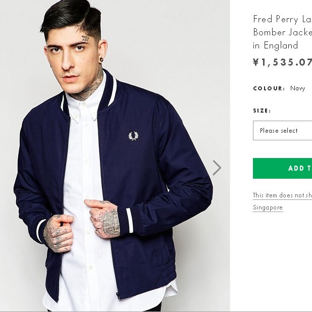 Fred Bomber Jacket for Men 2026 New Spring and Autumn Slim Fit Fashionable Casual Wheat Ear Large Size Jacket Trendy Perry