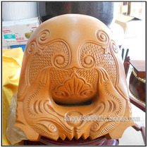 Ju Buddha Pavilion-Taiwan Buddhist instruments Wood fish * 16 inch 40cm Guilan wood carved wood fish