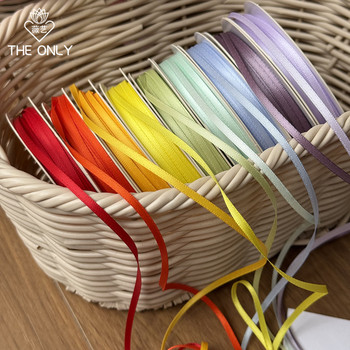 500 Yards of 3mm Double-Sided Polyester Ribbon 500 Yards of Bouquet Bow Decorative Ribbon Gift Cake DIY Material