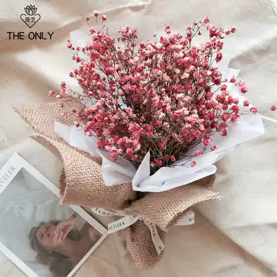 Wei Yi natural color linen roll retro coarse hemp flower shop supplies handmade decoration flower bouquet wrapping paper material