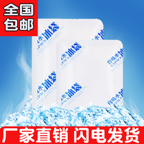 Ice bag artifact self-priming aluminum foil non-woven fabric environmental protection frozen fresh fruit disposable refrigeration can be used repeatedly