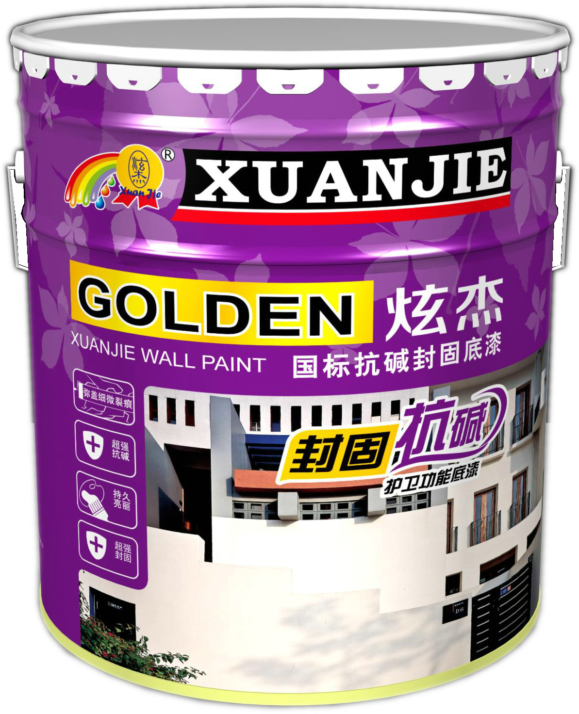 Dazzling Exterior Wall Special Primer True Stone Paint Line Primer Anti-Base Primer Silicon Algae Clay Paint 20KG Coatings