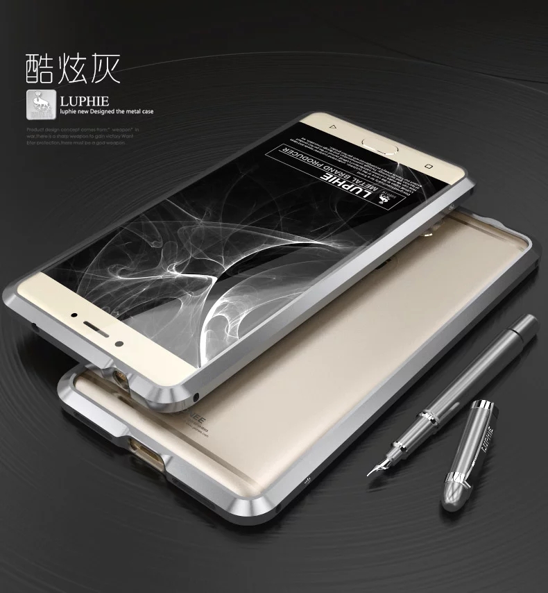 Luphie Blade Sword Slim Light Aluminum Bumper Metal Shell Case for Gionee M6 Plus & Gionee M6