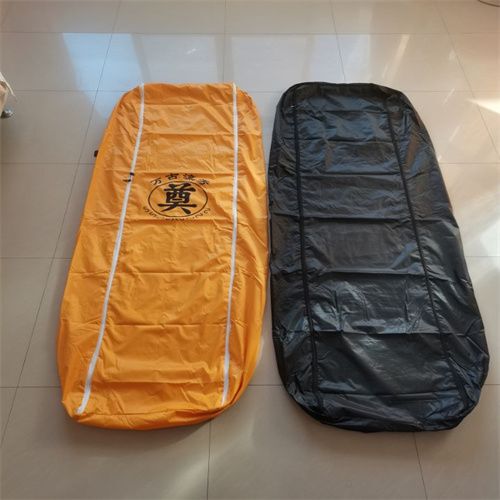 New Style Yellow Thickened and Coated Waterproof Body Bag, Rectangular Body Wrap Bag, Funeral Supplies
