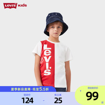 Levis Levis Boy Clothing Boy T-Shirt Year Summer Children Short Sleeve Pure Cotton CUHK Child Blouses Foreign Air