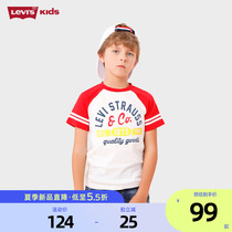 Levis Levis childrens clothing boy t-shirt year summer children short sleeve tide cards CUHK