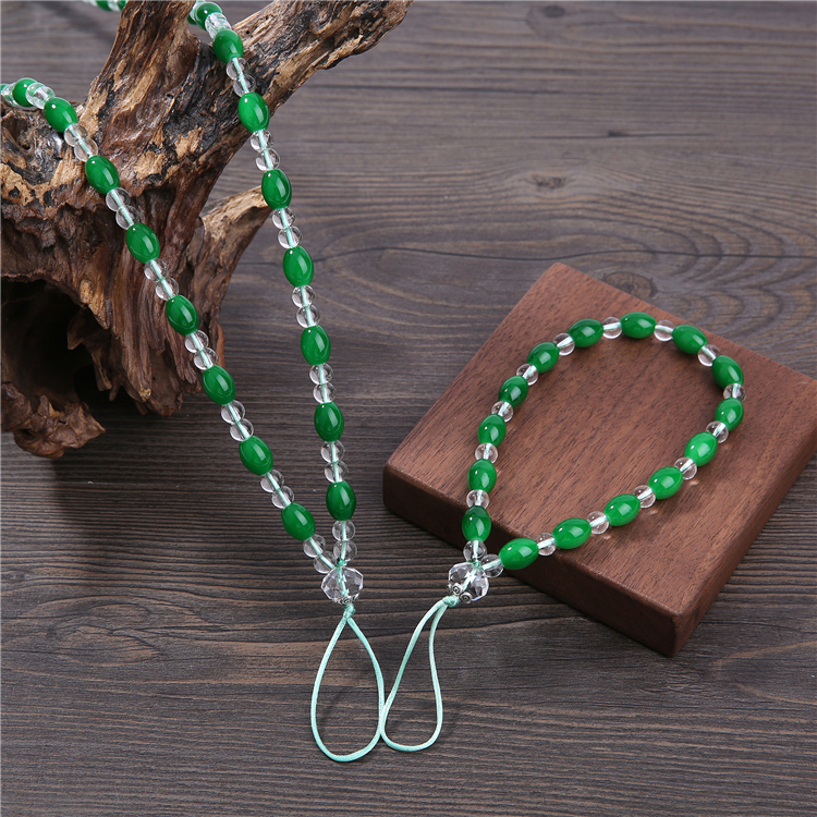 Yuzhu mới điện thoại di động dây treo cổ nữ mô hình pha lê chuỗi thời trang u đĩa điện thoại di động phổ pha lê dây đeo cổ tay - Phụ kiện điện thoại di động mẫu ốp lưng đẹp