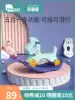 Baby rocking horse small Trojan horse Children rocking horse leaping car Two-in-one baby rocking car dual-use girl toy