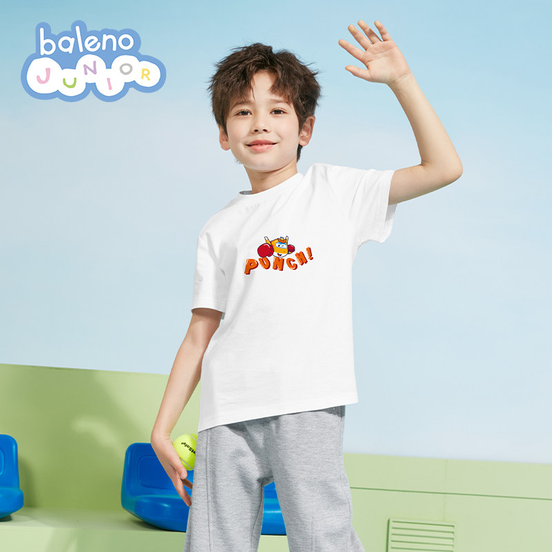 2件49元！超级飞侠IP男女童卡通印花短袖T恤