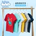 Baleno Benny Road quần áo trẻ em boy cotton vòng cổ ngắn tay T-Shirt 2018 mới mùa xuân trẻ em nửa tay áo áo voan hoa nhí Mùa xuân