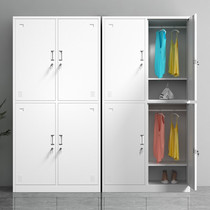 Staff locker iron cabinet four-door dormitory locker six-door dormitory changing room workshop multi-door cabinet with lock