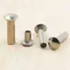 GB873 large flat head half hollow rivet iron nickel plated hollow flat round head rivet m3 5M5M6M8