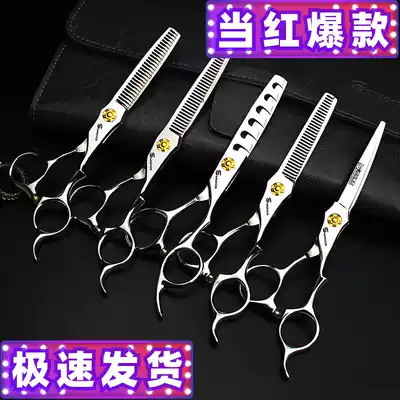 Special bearings for hair salons, Daishi hair scissors set, special flat scissors for hair stylists, 6-inch professional hair straightening scissors