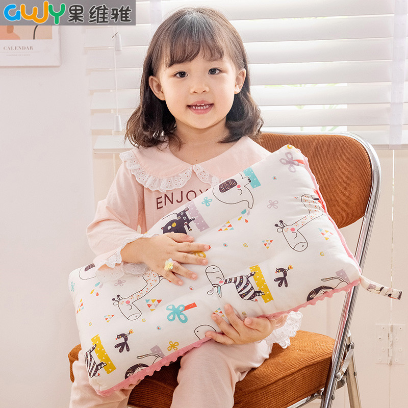 Children Pillow Pure Cotton Baby Pillow All Season Universal Kindergarten Afternoon Sleep Beans Pillow Core Baby Pillow Small Pillow Inner