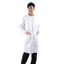 White coat long-sleeved thick inspection clothes doctor doctor nurse clothes overalls food overalls