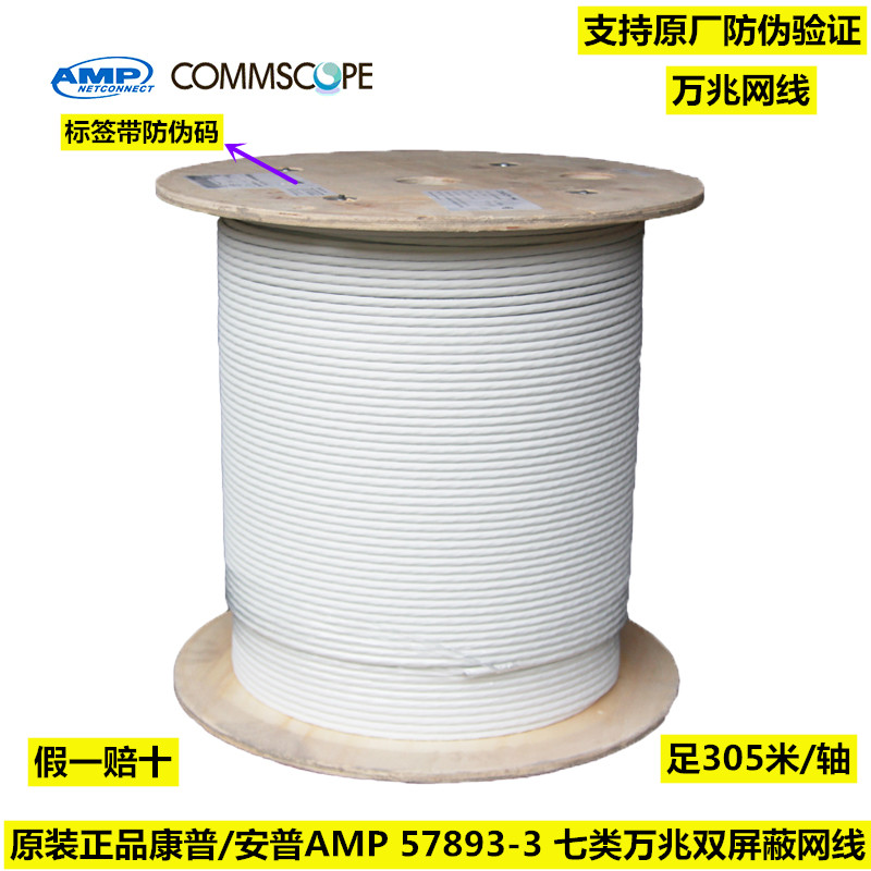 Camp Seven Twin Screens SCREEN ROUTE AMP Ampu 7 Class 10,000 trillion Network Route cat7 Low smoke halogen-free double twisted 57893-3