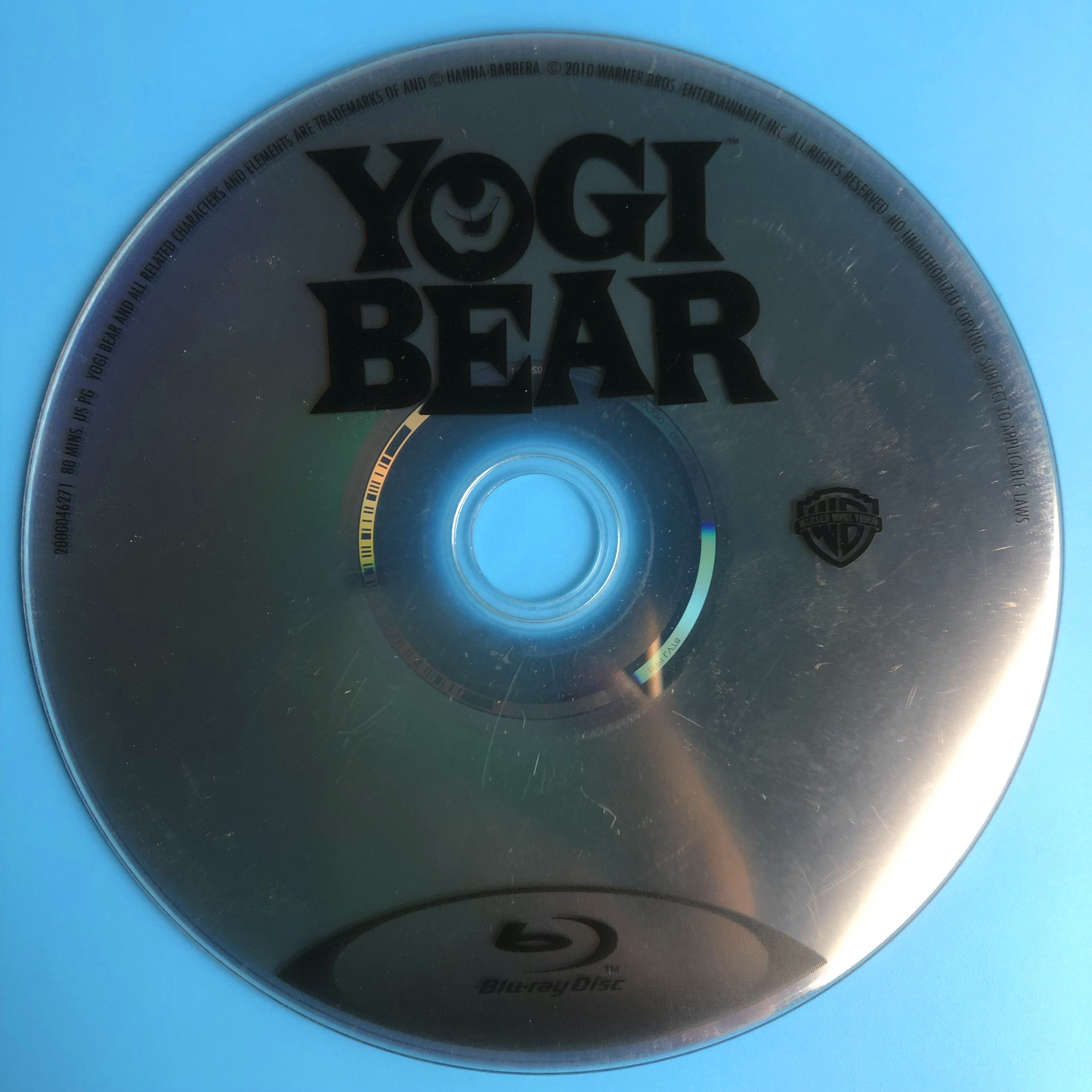 Original BD Blu-ray Yoga Bear Yogi Bear 3D A District English