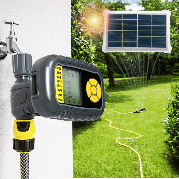 Solar Charging Automatic Waterer Spray System Home Intelligent Timed Waterer Garden Irrigation Controller