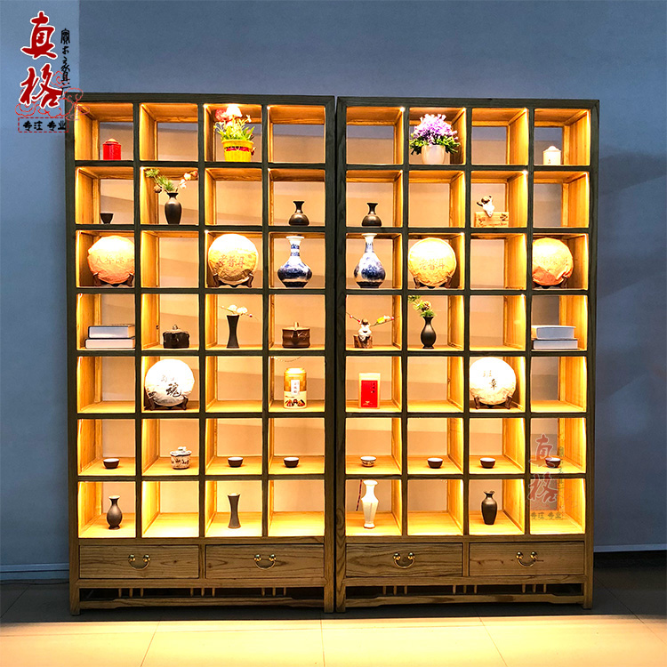 Usd 620 18 New Chinese With Lights Display Cabinets Solid Wood