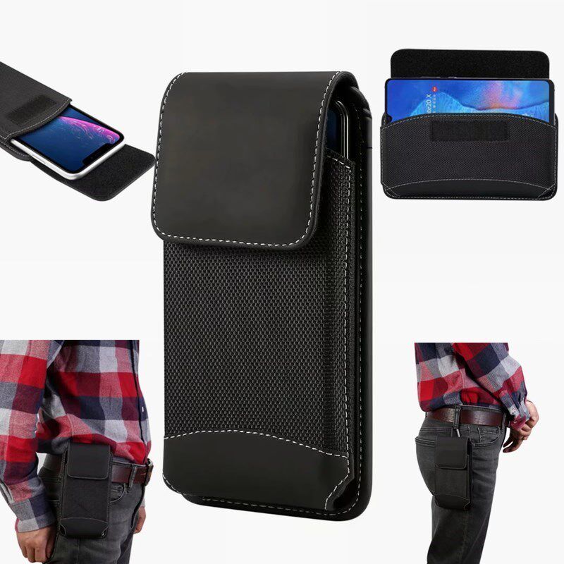 For Samsung Galaxy S Mini Pouch S8 Mobile Phone Protective Leather Case A9star Waist Bag Clip Belt Men 7