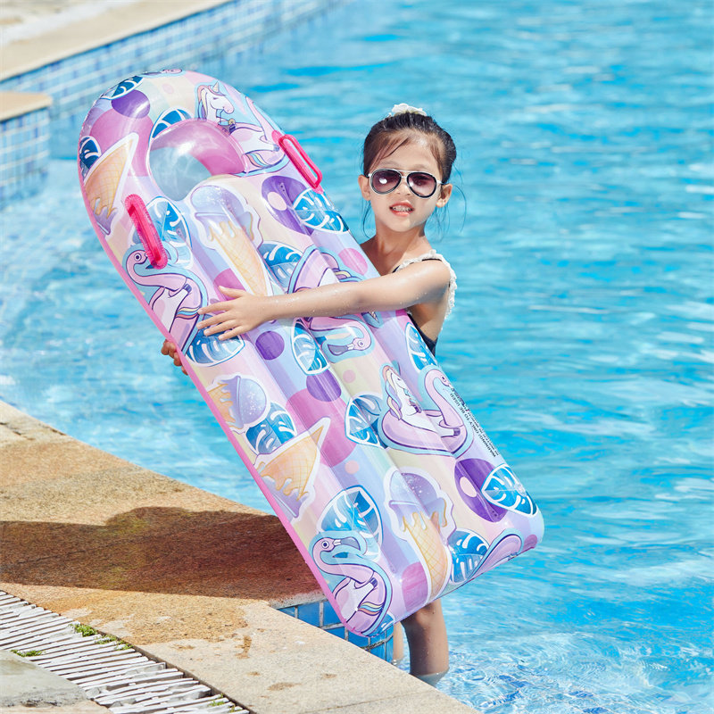 доска для серфинга 儿童冲浪板充气浮排把手浮板打水板滑水板戏水游泳装备游泳圈浮床 BECO