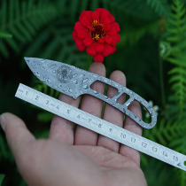 High-end Customised Tomasry Powder Damascus m390 Powder Steel High Hardness Toothpicks Fish Candıru Small Knife