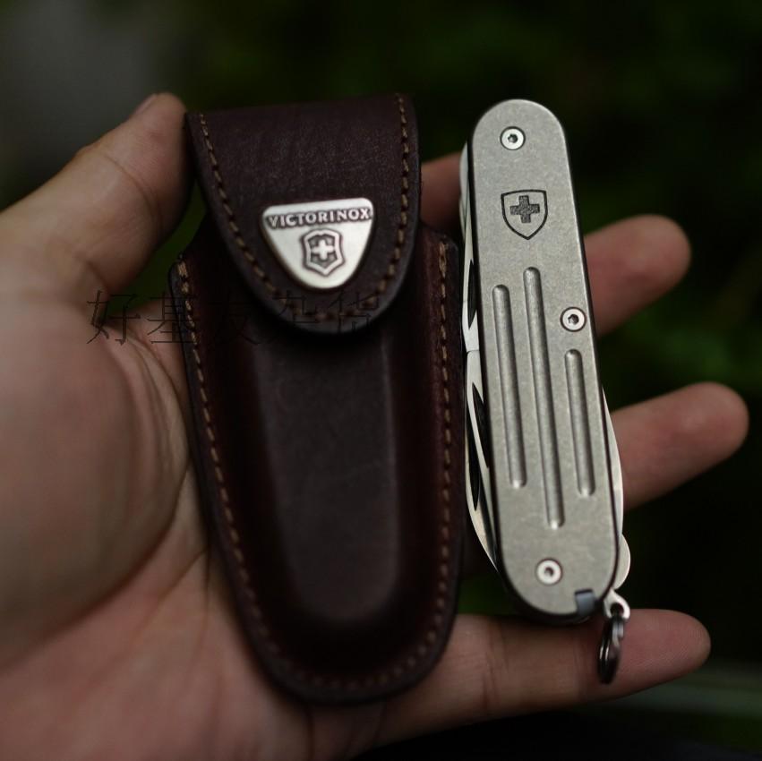 Titanium alloy 91 Swiss Army knife Vickers EDC multifunctional combined outdoor anti-body folding knife small knife