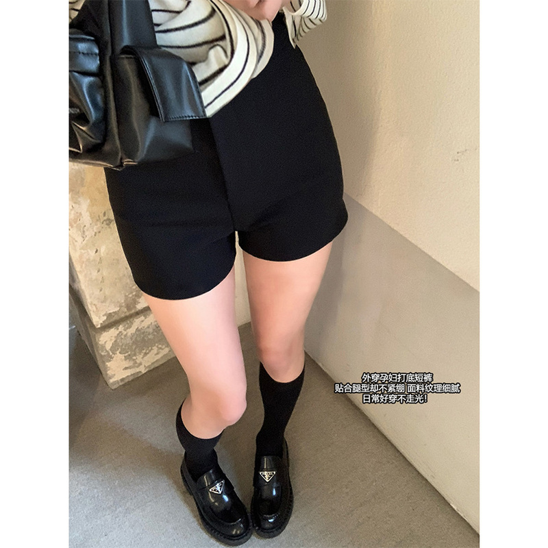 Maternity Shorts for Summer 2026, New Style, Thin Three-Quarter Pants, Pregnancy Pants, Summer Maternity Wear, Safety Shorts