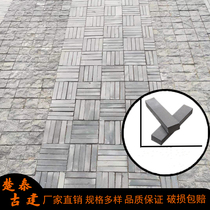 Ground floor small green brick brick wide field brick Chinese wall brick cleaver brick ancient built face brick imitation ancient flower brick garden pervious brick