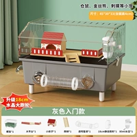 Акриловая тоннельная клетка для хомяков начального уровня - раковина с серым дном