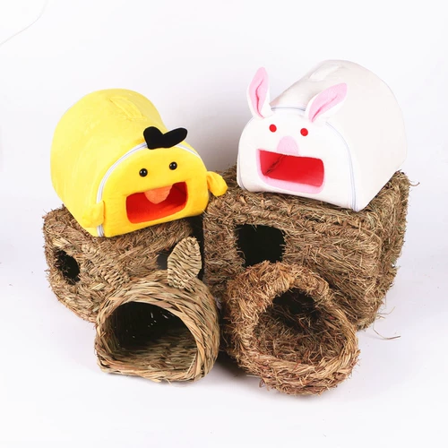 Кроличье хлопковое гнездо спальное гнездо Totoro Dalmon, голландская свинья Big Caowo Хлопковые зимние зимние тепления бесплатная доставка