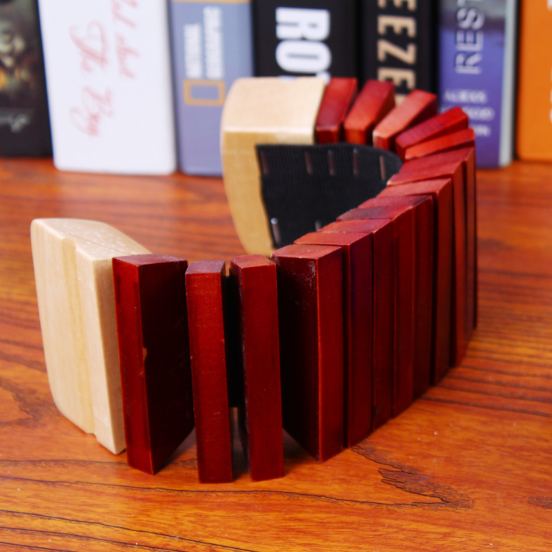 Orff giáo dục sớm bộ gõ nhạc cụ câu đố răng gỗ đồ chơi trẻ em mẫu giáo nhựa răng gỗ âm nhạc hỗ trợ giảng dạy bộ trống cho bé 