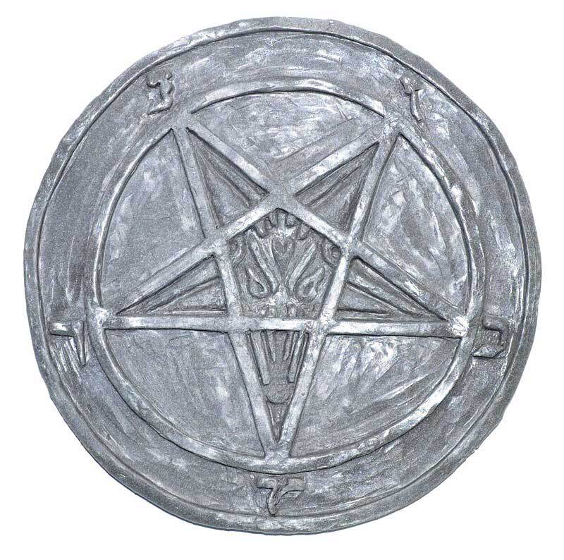 10“Baphomet五芒星树脂墙匾26厘米 图 1