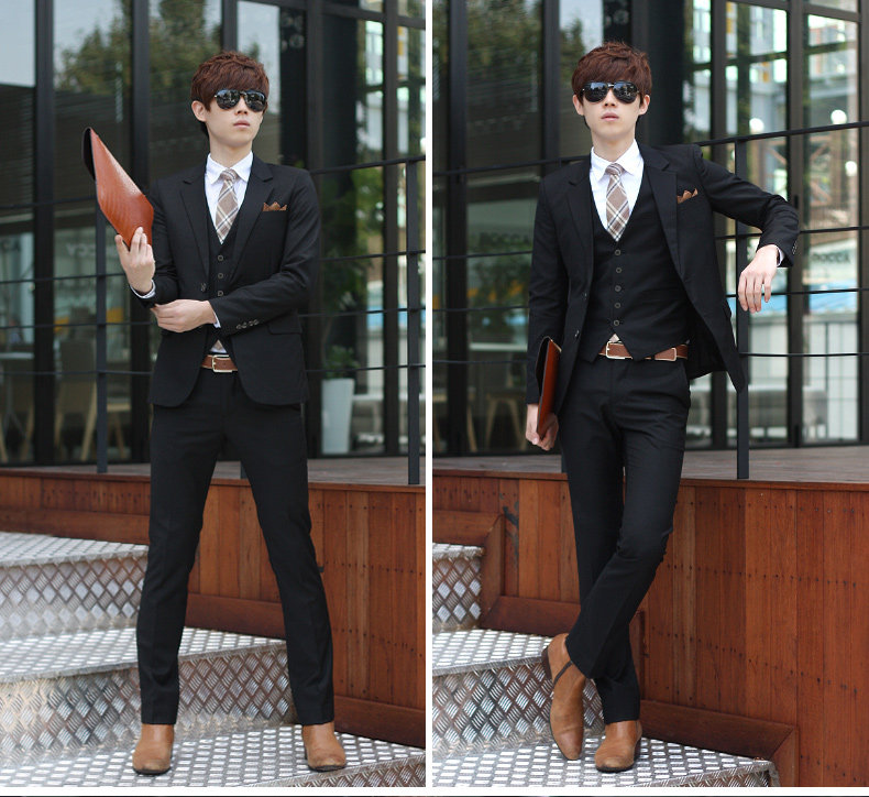 Costume homme en laine pour Quatre saisons - Ref 1549417 Image 38