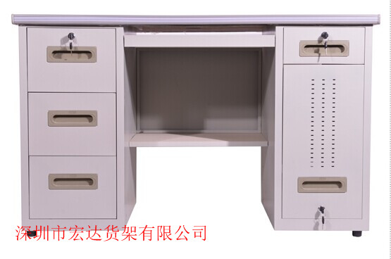 Shenzhen Tin Computer Desk Desk Cabinet Information Cabinet File Cabinet Steel Desk desk 2