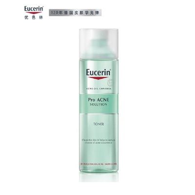 EUCERIN/优色林清痘净颜调理水200ml温和补水专研乳酸痘肌敏肌