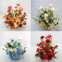 Wedding road lead flower ball Wedding supplies Simulation flower line stage decoration catwalk Lyndhurst Wedding lead flower