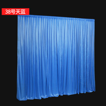 New custom wedding background gauze curtain Wedding stage welcome area decorative gauze cloth props base cloth curtain drapery