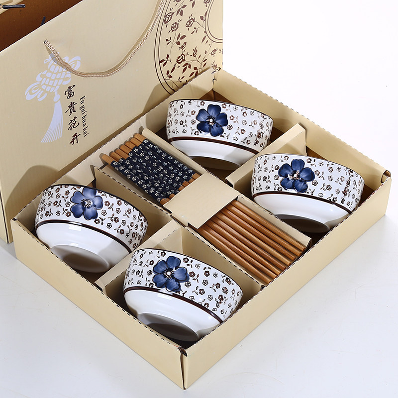 Bowl set gift box threepiece freshkeeping bowl set gift bowl set