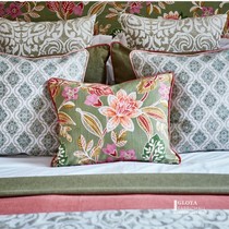 英国原装进口窗帘简约创意图案Salina客厅床品沙发抱枕面料