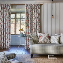 英国原装进口窗帘简约创意图案Bibury客厅床品沙发抱枕面料
